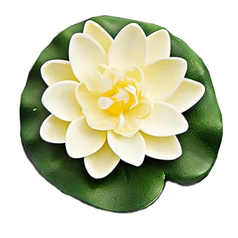 Laat Plantes Aquatiques Flottantes En Plastique Herbe Eau De Fleur De Lotus Plantes Deau Nénuphar Déco Haute Simulation Simulation Daquarium
