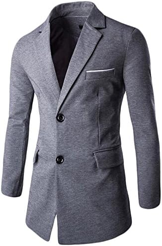 Orlando Johanson New Men's Hipster Slim Two-Button Vent Back Blazer Jakcets Light GrayUS Medium good quality