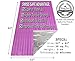 Swiss Safe 4 Pack Mylar Emergency Blankets for Survival - Compact & Insulated for Cold Weather - Designed for NASA, Outdoor, Running, Camping, Survival, First Aid Car Kit - Pink, 4 Pack