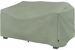 Modern Leisure® Basics Patio Loveseat Cover, Small, 55"L x 33"W x 38"H, Sage