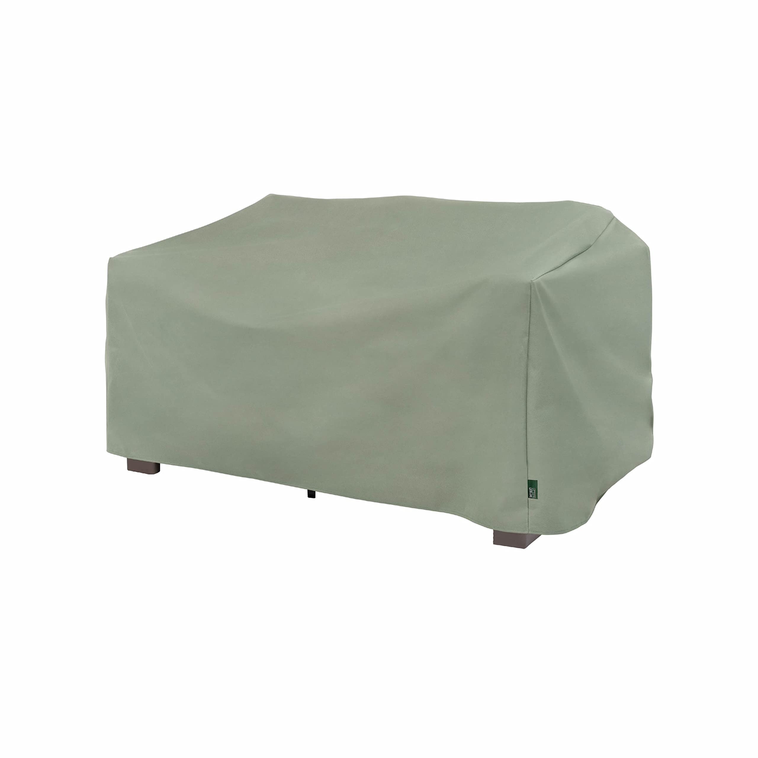 Modern Leisure Basics Patio Loveseat Cover, Small, 55"L x 33"W x 38"H, Sage Image