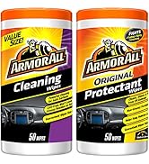 Armor All Car Cleaning Wipes and Protectant Wipes, Interior Car Wipes - 2 Count