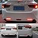 GTINTHEBOX (2) 3D Optic Red LED Rear Bumper Reflectors Brake Tail Light, Rear Fog Lighting Lamps Kit For Lexus RC NX IS-F or RX GX, etc