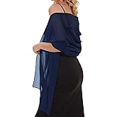 CHICGAL Women's Scarf Shawls and Wraps for Evening Dress Wedding Party Bridal Scarves Sarong Cover Ups