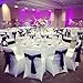 Obstal 10 PCS Burgundy Satin Chair Sashes Bows for Wedding Reception- Universal Chair Cover Back Tie Supplies for Banquet, Party, Hotel Holiday Event Decorations