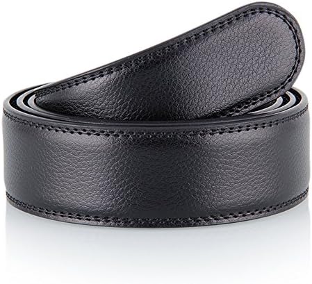 MrsGreat Gelante Genuine Full Grain Leather Belt Strap without Buckle 35mm 1 3/8"
