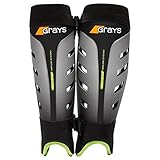 GRAYS G800 Shinguards Size: Medium Black/Silver
