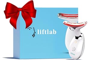 FORCHICS Red Light Therapy Face & Neck Massager – LiftLab 3-in-1 LED Sculptor with Blue & Green Modes – Jawline & Double Chin Tightening, Wrinkle & Spot Care -Improved Battery