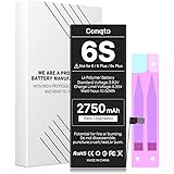 [2750mAh] Battery for iPhone 6S, Conqto New Upgrade 0 Cycle Ultra High Capacity Battery Replacement for iPhone 6S Model A1633