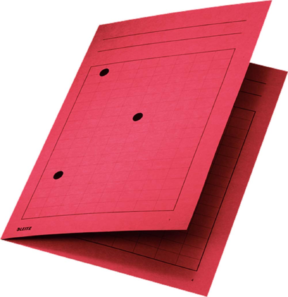 Esselte Leitz Umlaufmappe GITTERDRUCK-A4–Manila Cardboard-Red