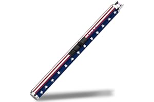MeeToo Candle Lighter Electric Lighter Rechargeable USB Type-C Lighters for Candle BBQ Camping Fireworks (American Flag)