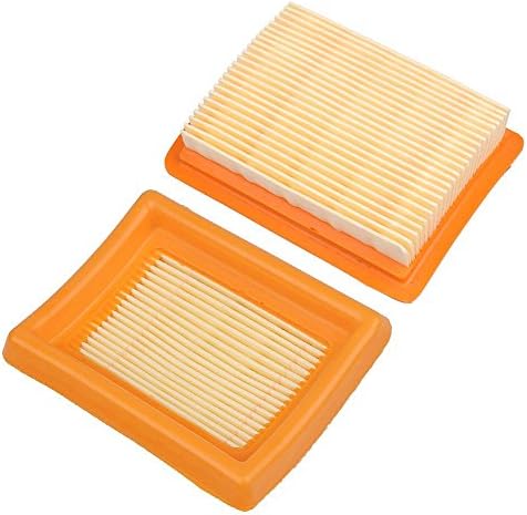 QHALEN 2pcs Replacement Air Filter Cleaner for STIHL FS120 FS200 FS250 FS300 FS350 FS400 FS450 String Trimmer Brush Cutter (Size: 3-7/16 inches x 2-3/4 inches x 1 inches) # 4134 141 0300