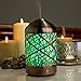 Pure Essential Oil Nebulizer Made of Wood and Glass. Waterless Oil Diffuser, No Heat, No Plastic oil contact, Classic Decorative Aromatherapy Vaporizer for Home or Healthcare Practice.
