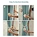 4 Pack Curtain Tiebacks,Handmade Natural Cotton Rope Drapery Tie Bakes,Decorative Holdbacks Holders for Window Sheer and Blackout Panels,Beige