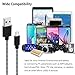 iSeeker Bundle of 3 Durable 6.6ft/2m Nylon Braided Tangle-Free Micro USB Cable for Android, Samsung, HTC, Motorola, Nokia and More