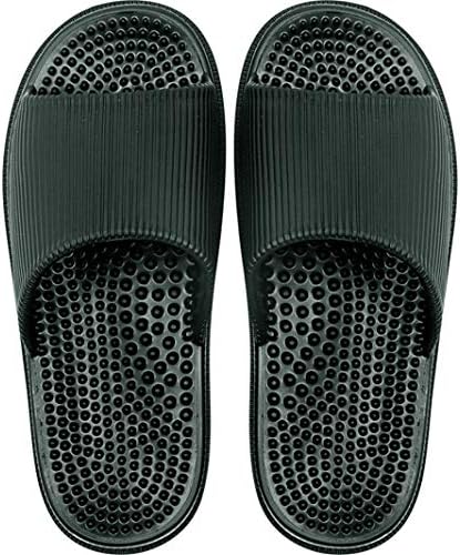 Deerway Acupressure Massage Slippers Therapeutic Reflexology Sandals for Foot Acupoint Massage Shiatsu Arch Pain Relief Non-Slip Massage Shoes for Bath Shower