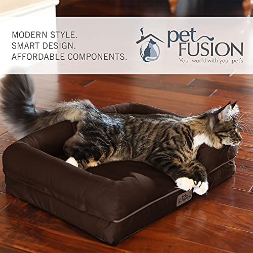 PetFusion Ultimate Orthopedic Dog Bed Solid CertiPURUS Memory Foam