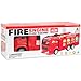 Best Choice Products Kids Toy Fire Truck with Electric Flashing Lights, Siren Sound, Bump & Go Action, Red