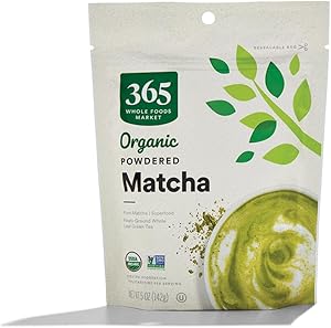 365 by Whole Foods Market, Organic Powdered Matcha, Finely Ground Whole Leaf Green Tea, 5 Ounce