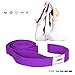 JBM Stretching Strap with 10 Loops Yoga Straps Physical Therapy for Pilates, Home Workout, Exercise and Gymnastics