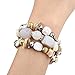 Vintage Bracelet Set - Beach Bangle Bracelet Charm Stretch Bracelet