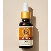 Hope Ridge Naturals Unrefined Organic Virgin Cold-Pressed, Botanical Moisturizing Oil, Rich in Antioxidants, For all Skin Type, Multi-use for Face, Hair, Nails (Argan oil)
