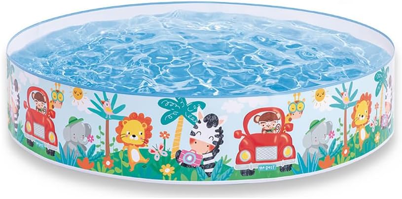 Intex Duckling Snapset Pool 122 x 25 cm Kids Paddling Pool with Duck Design