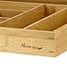 Heim Concept Drawer Organizer Bamboo Cutlery Tray Silverware Organizer/Utensil Holder, Drawer Dividers Organizer for Silverware, Flatware, Knives in Kitchen