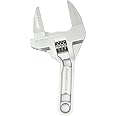 LUBAN Adjustable Spanner Wrench 16-68mm, short shank plumbing wrench for tight spaces, mini plumber wrench for bathroom kitchen pipe nuts bolts