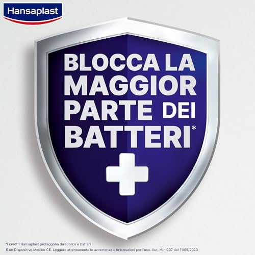 Hansaplast CLASSIC Cerotto su Rocchetto, Cerotto rotolo per il fissaggio di bende e compresse, Per medicazione in tessuto, 1 Confezione da 5m x 2.5 cm