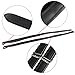 ammoon One Pair Adjustable Synthetic Leather Accordion Shoulder Straps for 16-120 Bass Accordions