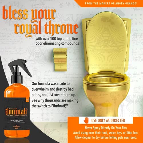 Angry Orange Toilet Spray Eliminati Bathroom Odor Eliminator & Air