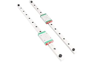 SIMAX3D [2pcs/Pack] SIMAX3D 3D Printer Part CNC Linear Rail MGN12H 300mm Miniature Linear Rail Slide core xy BLV Ender 3 hotend Printer kit