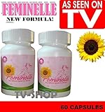 2 BOTTLES Feminelle 30 Capsules 10O% ORIGINAL 100% NATURAL