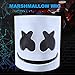 DJ Mask LED, Music Festival Helmets, Cosplay Costume Full Head Masks Halloween Party Props Costume Masks White