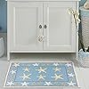 Homefires Rugs Starfish Scatter Area Rug in Blue (2 ft. 10 in. L x 1 ft. 10 in. W (3 lbs.)) 51CsqQKyUEL. SS100