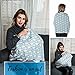 Infant Car Seat Cover, Stretchy Nursing Scarf, Car Seat Canopy, Shopping Cart Cover, High Chair Cover Protects Babies and Breastfeeding Mothers. Multiuse Cover for Babies (Arrows)