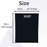 HowseHold Letterbox Post Catcher Bag White - No Tools Dog Proof Mail Holder view 6