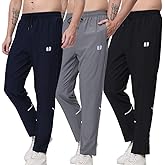 fovdtaa 3 Pack Mens Athletic Sweatpants,Gym Joggers Pants for Men Running Jogging Pants,with Zip Pockets