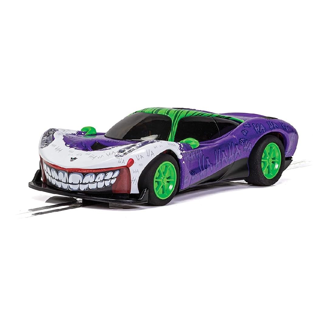 Scalextric C4142 Joker Inspired Car, Green,red,purple