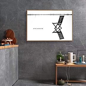 Floating Framed for Living Room Bedroom Black and...