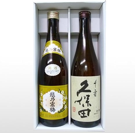 Amazon Co Jp 新品です 新潟おすすめ飲み比べセット 7ml 2本 越乃寒梅白ラベル 久保田千寿 父の日 母の日 還暦祝い 誕生日 お祝い ご贈答 贈り物 記念品 お中元 お歳暮 33 食品 飲料 お酒