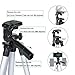 50 Inch Phone Tripod, Aluminum Camera Tripod for iPhone with Universal Tripod Phone Mount, Carrying Bag Included