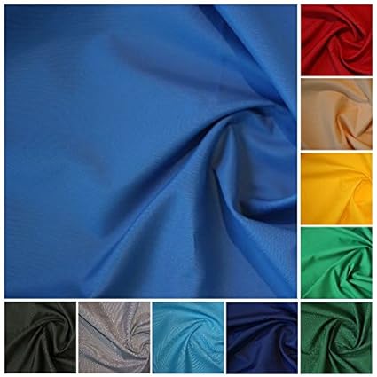 D-Tex Sonnensegel Outdoorstoff Meterware 190cm Breite UV-Stabil waschbar (1lfm, Blau)