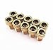 Yueton 10pcs Copper Presta to Schrader Converter Car Valve Adapter Bicycle Bike Tube Pump Air Compressor Tools