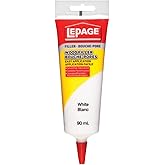 Lepage Wood Filler - Tinted Wood Putty for Repairs, Holes, & Cracks, Paintable & Stainable - White Color, 90 mL, 1 Pack