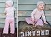 L'ovedbaby Unisex-Baby Newborn Organic Signature Pants, Mauve, 3/6 Months