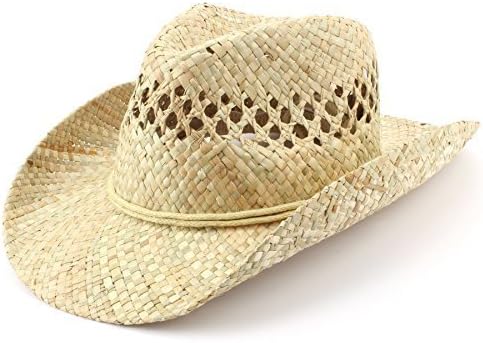 natural straw cowboy hats