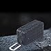 Youmoon Wireless Bluetooth Rugged Speaker With Microphone | Portable, Waterproof & Dustproof Music System With Great Compatibility | Auto Shut Off, Rechargeable Battery & HD Sound | Hanging Carabiner