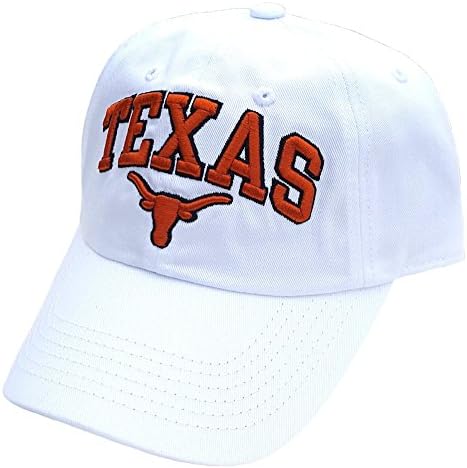 Texas Longhorns Secondary Team Relaxed-Fit White Adjustable Cap()